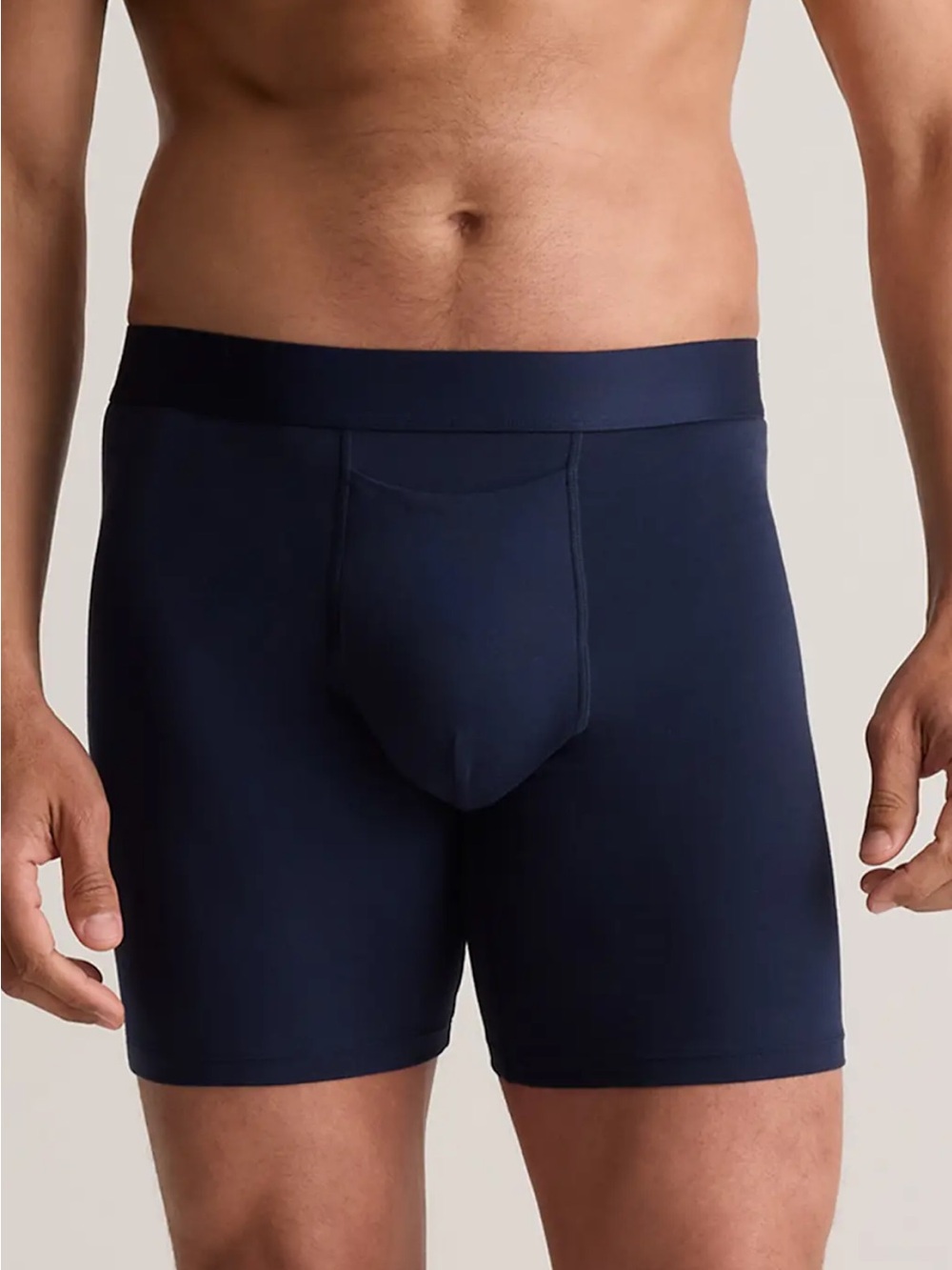 Quince Navy Men's Performance Boxer Briefs